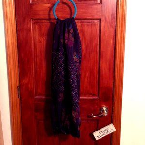 Floral infinity scarf LOFT — long length